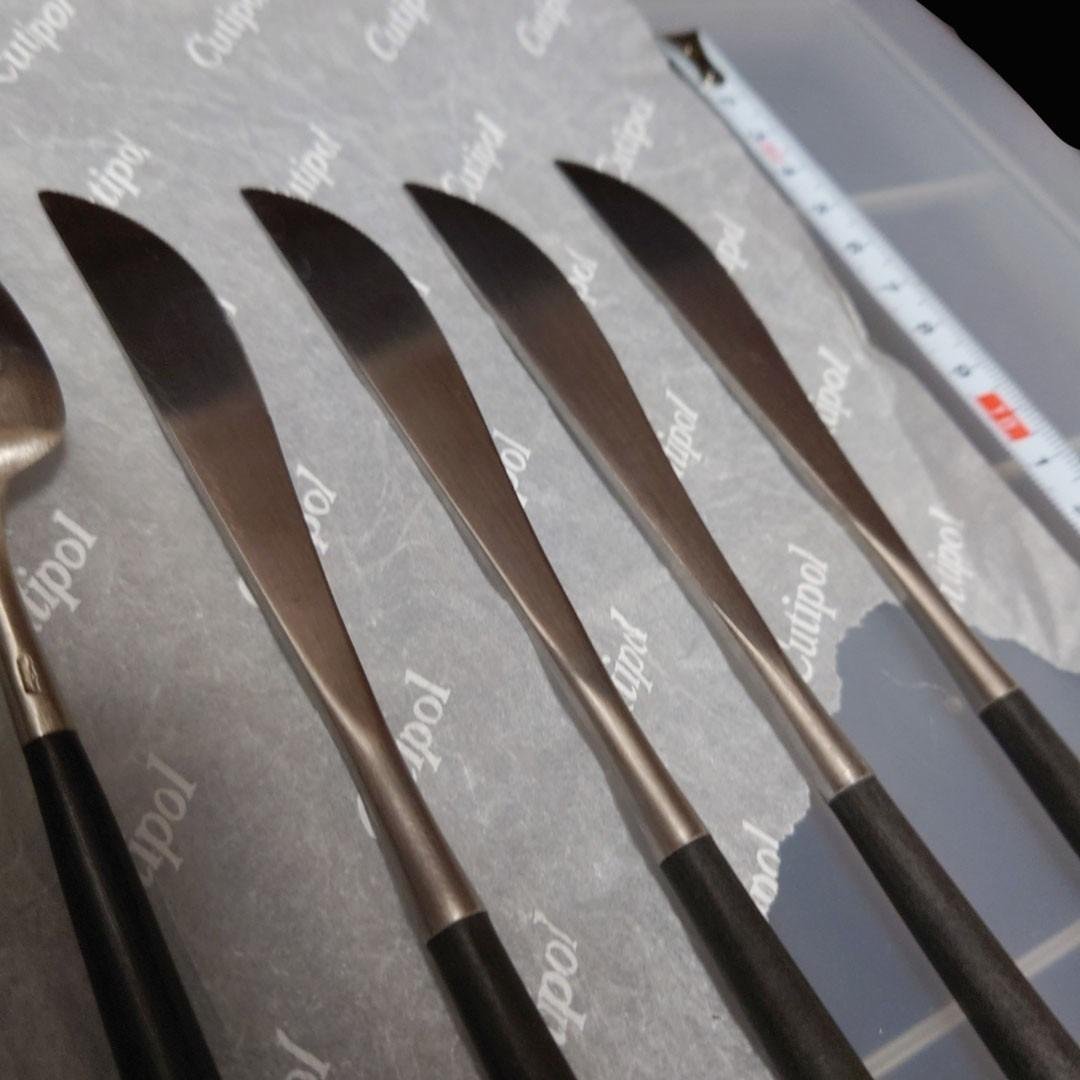 8本セット Cutipol　クチポール　NOOR②　ナイフ　フォーク　カトラリー